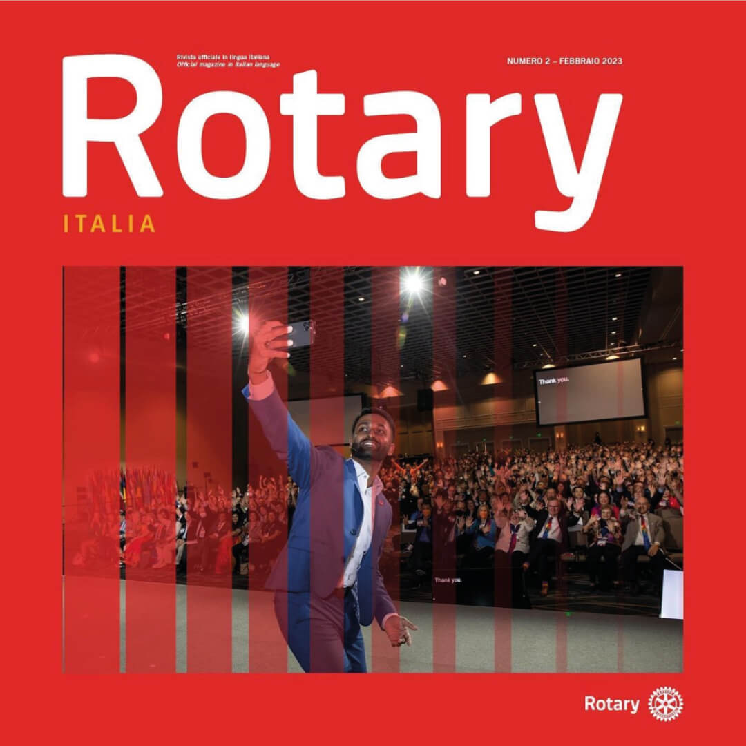 copertina rivista rotary marzo