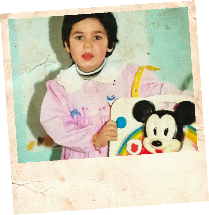 foto selene baiamonte bambina